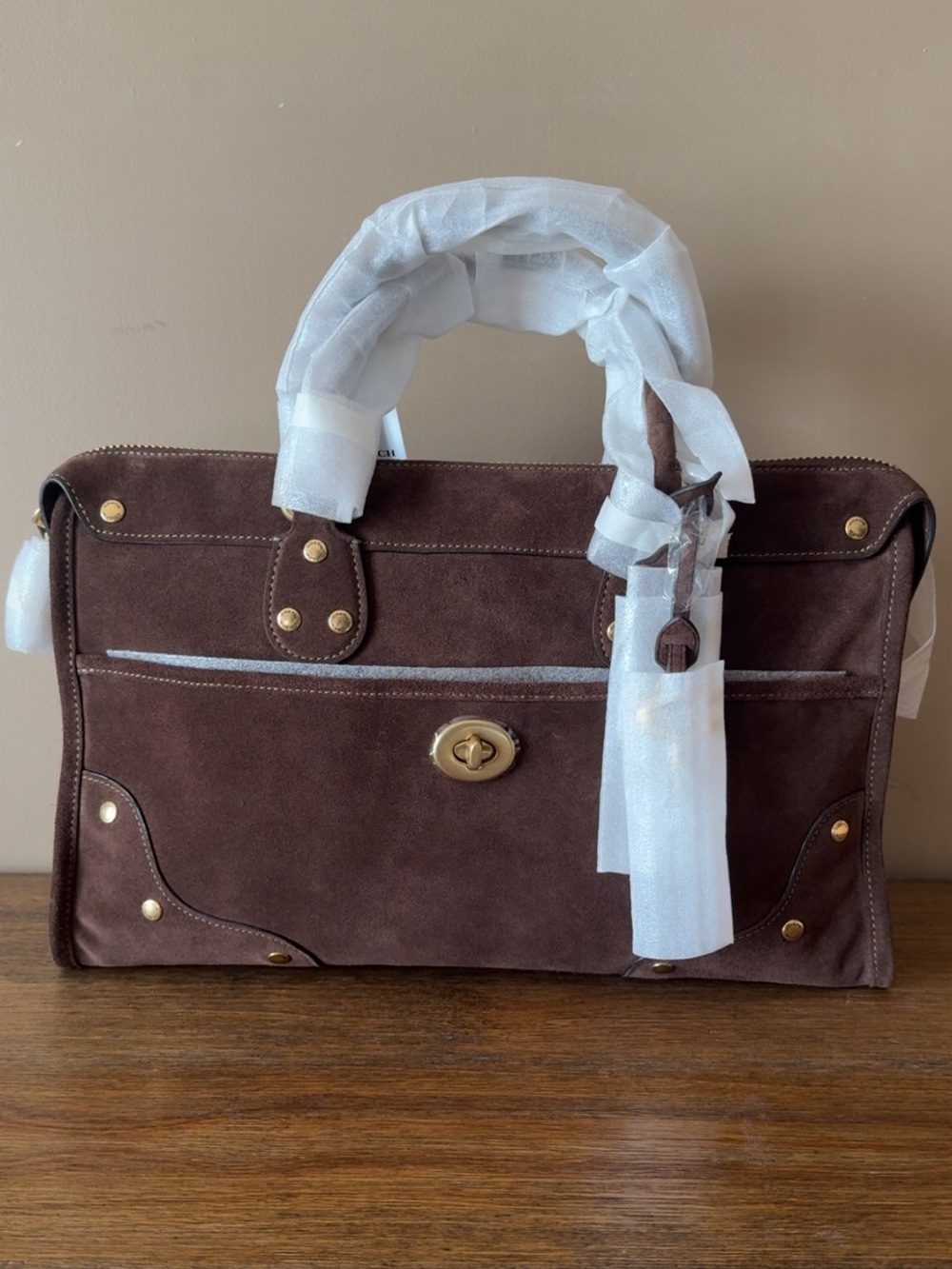 Suede Coach Rhyder 38